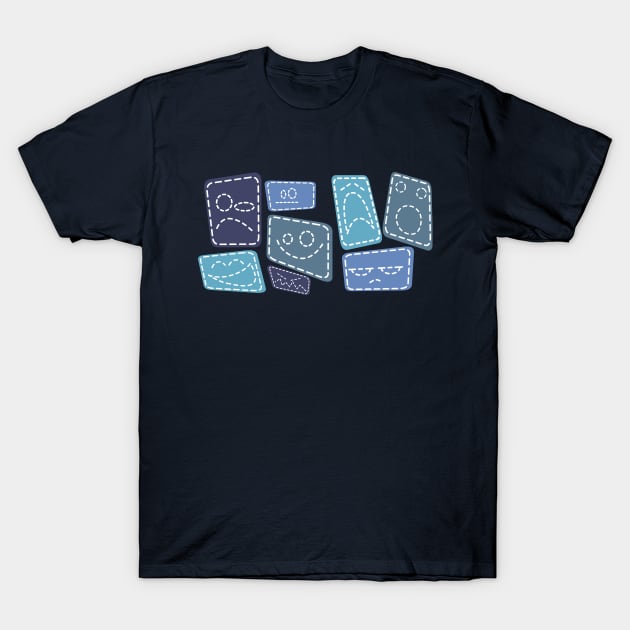 Patches of Emotion T-Shirt by NillyWilly